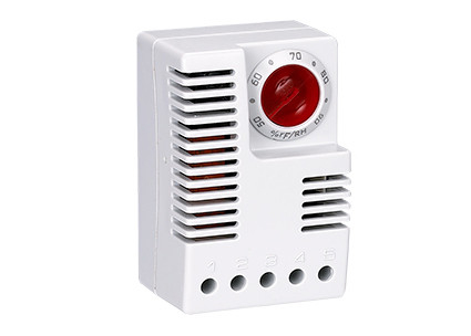 Temperatura del termóstato del sitio del higrostato de la pantalla LED/humedad ajustables IP20